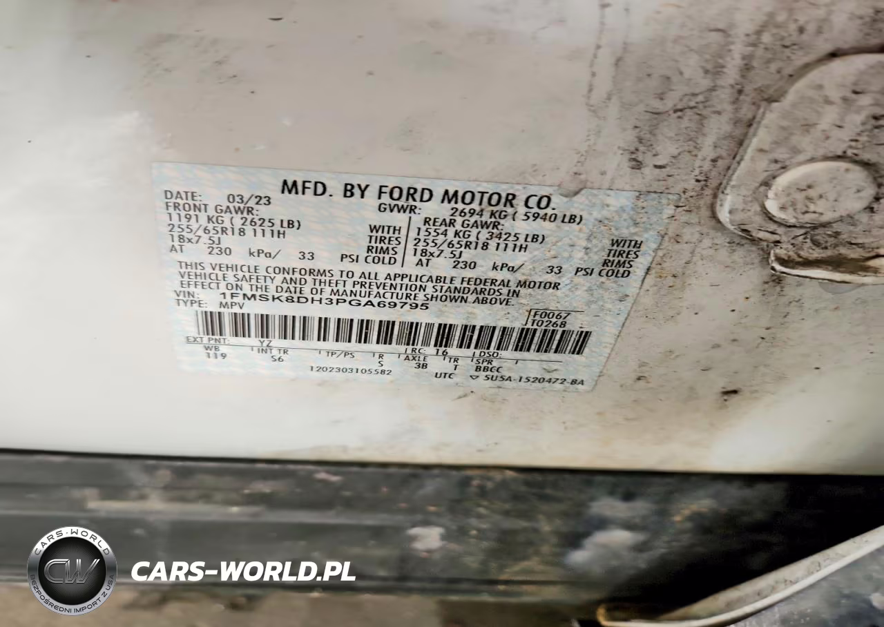 2023 Ford Explorer Xlt VIN:1FMSK8DH3PGA69795 - 13