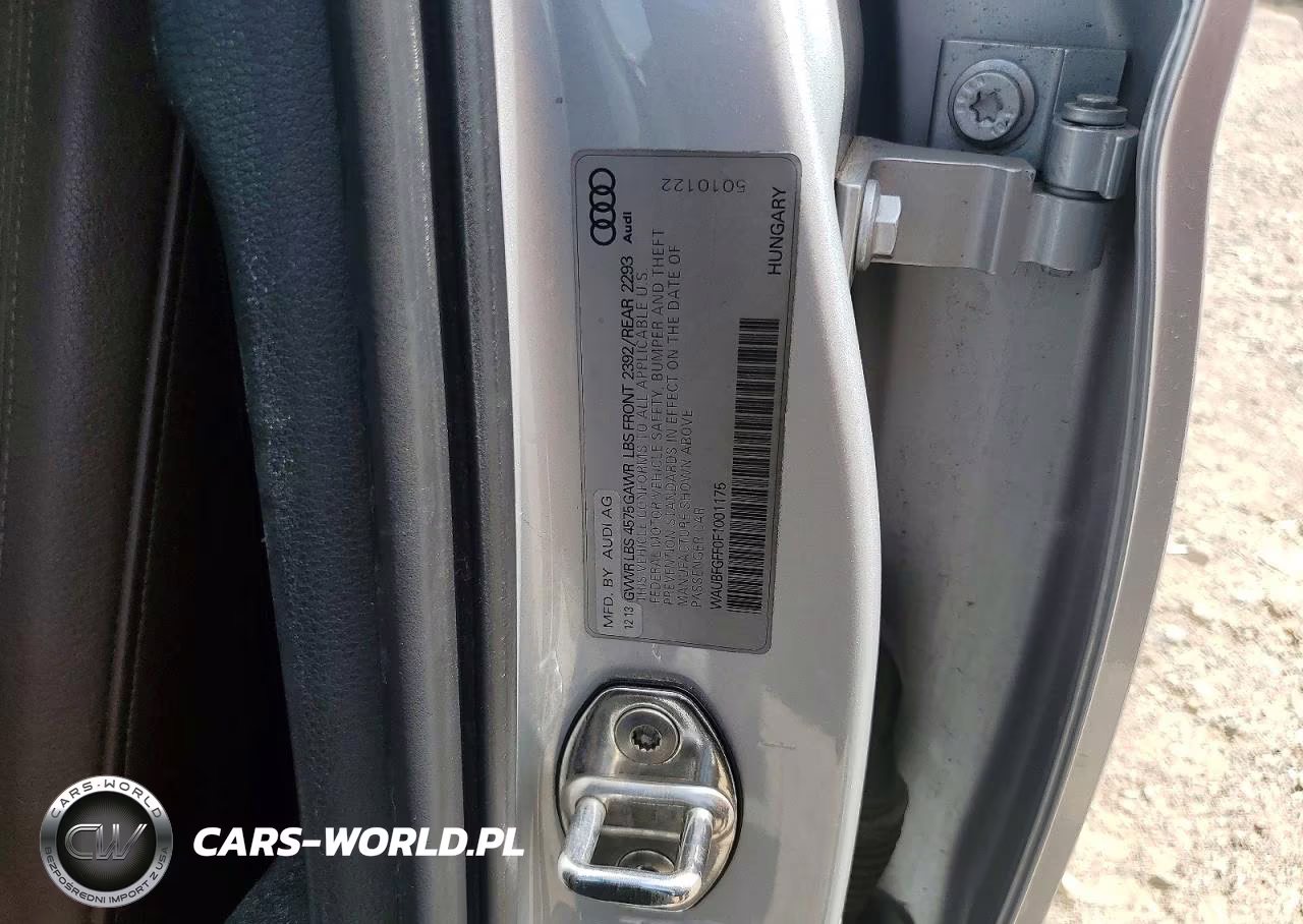 2015 Audi 5000 VIN:WAUBFGFF0F1001175 - 12