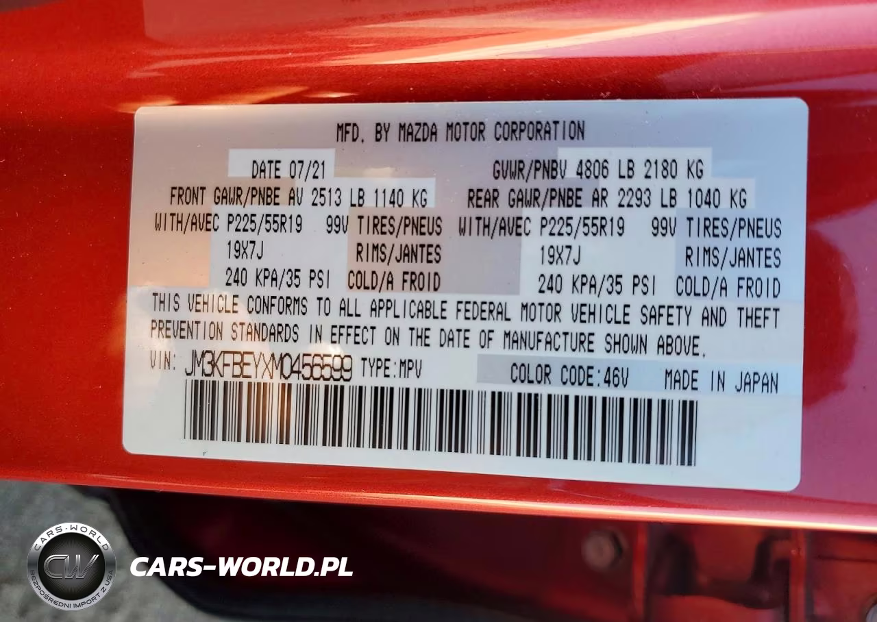 2021 Mazda Cx-5 Signature VIN:JM3KFBEYXM0456599 - 14