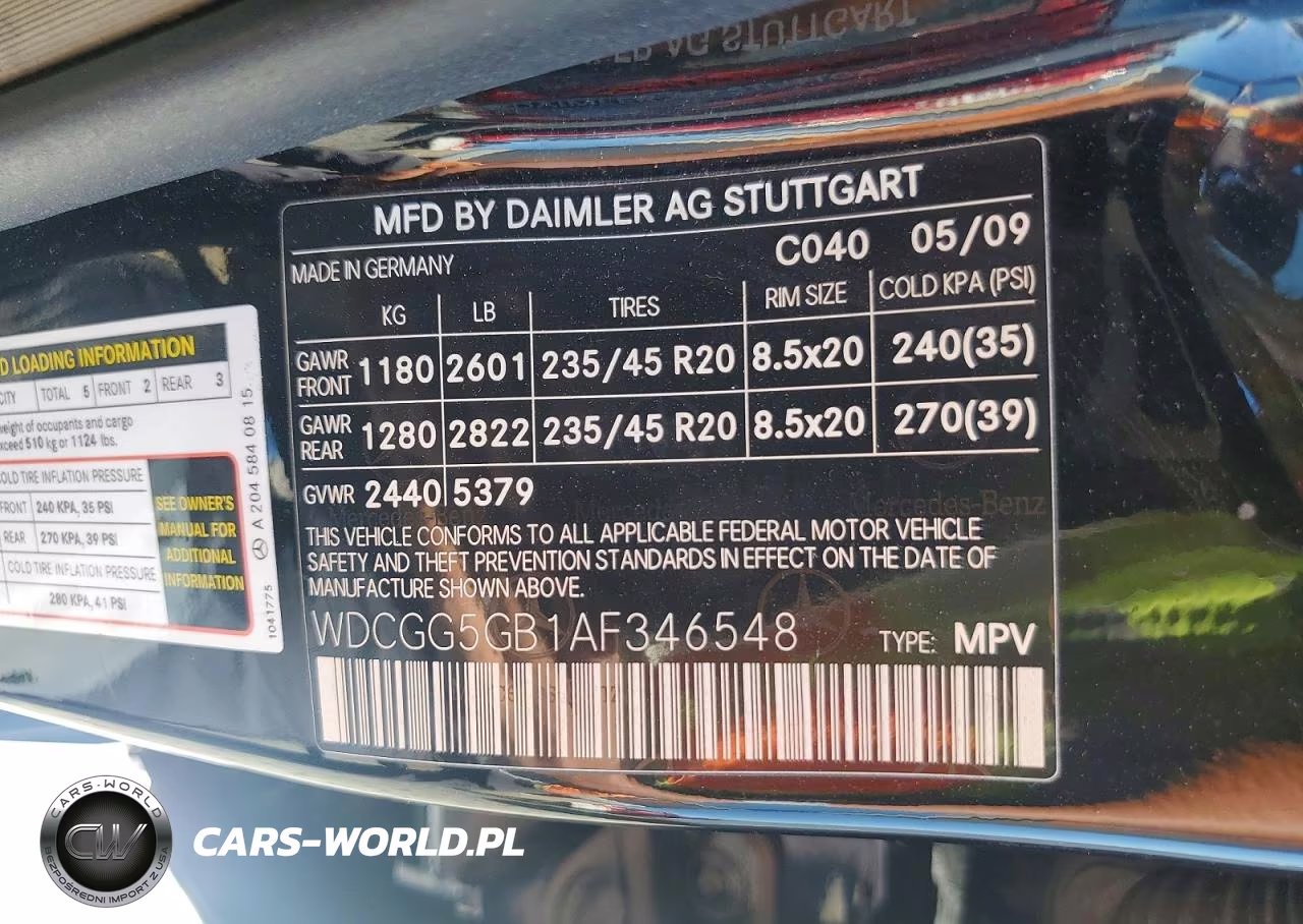2010 Mercedes-Benz Glk 350 VIN:WDCGG5GB1AF346548 - 13