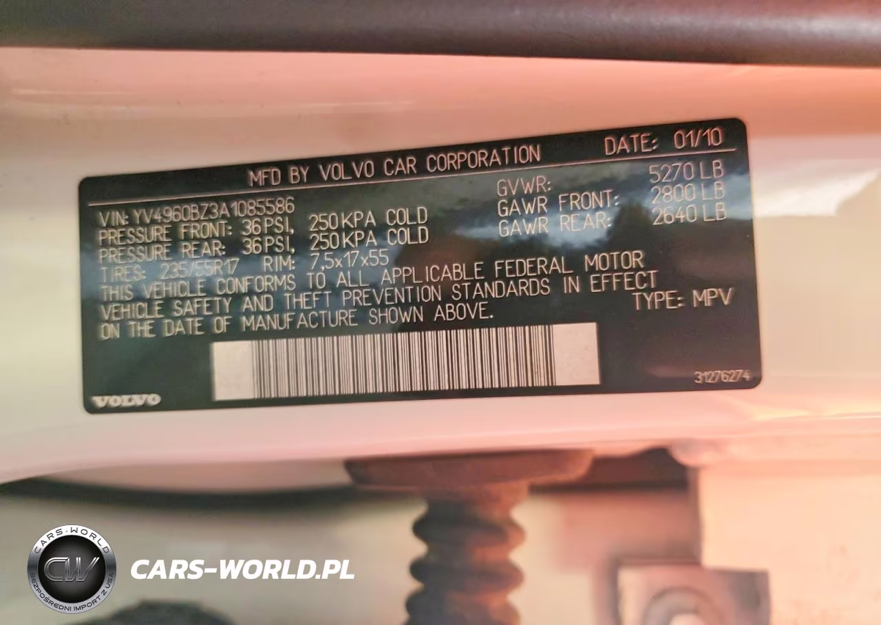 2010 Volvo Xc70 3.2 VIN:YV4960BZ3A1085586 - 13
