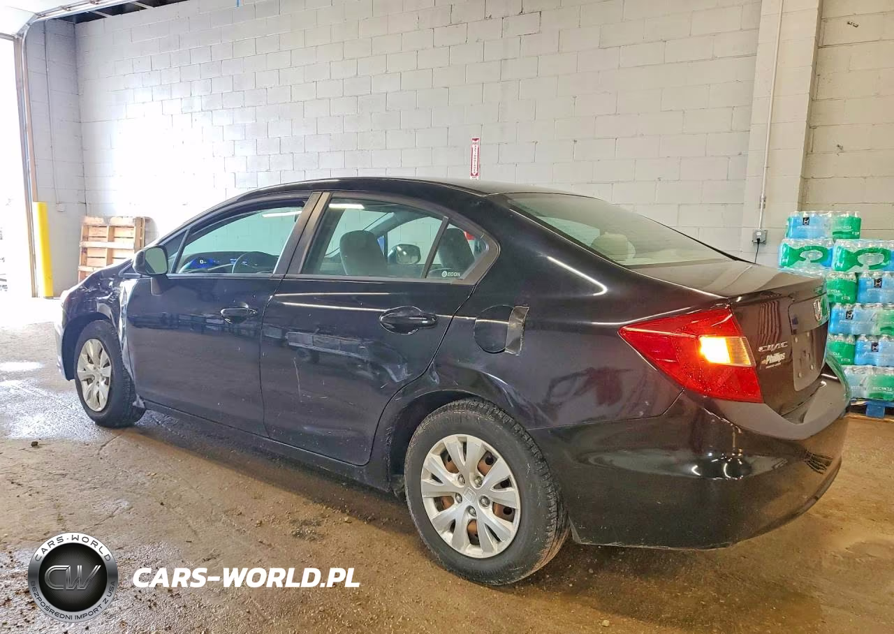 2012 Honda Civic Lx VIN:19XFB2F57CE070870 - 2