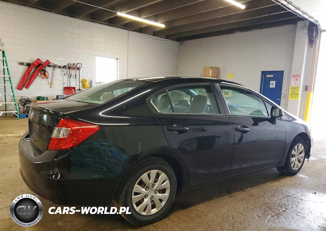 2012 Honda Civic Lx VIN:19XFB2F57CE070870 - 3