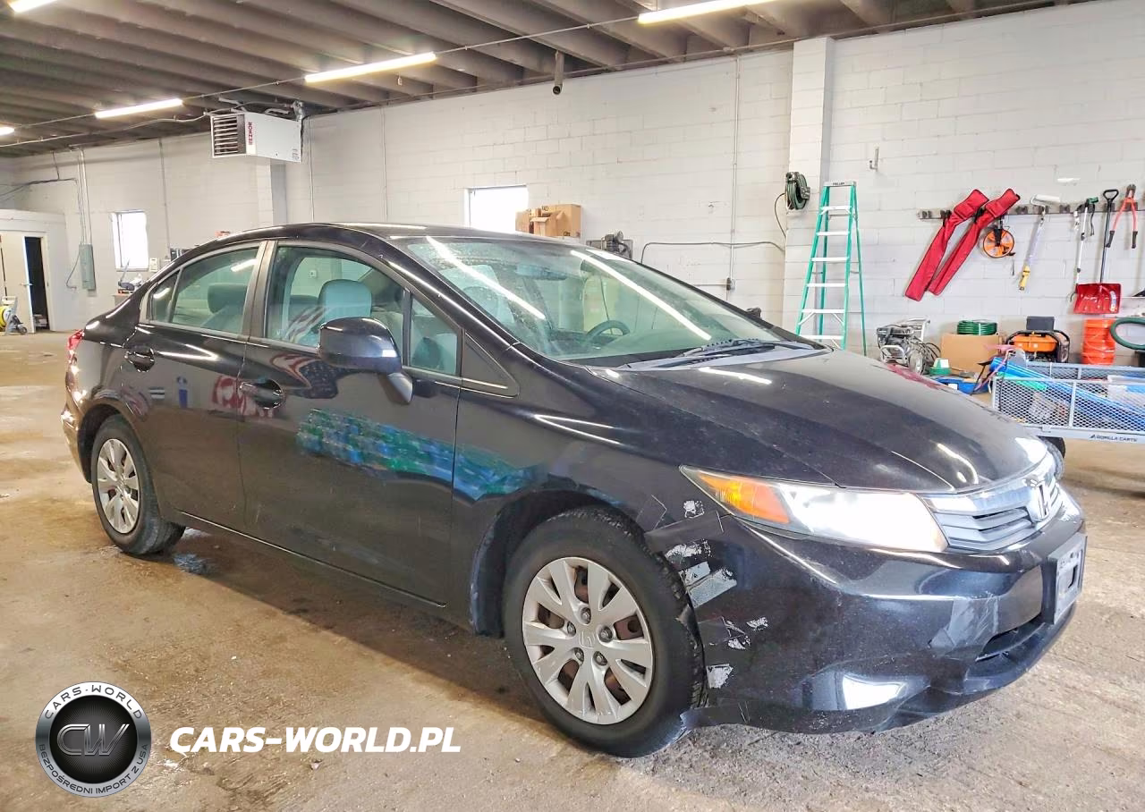 2012 Honda Civic Lx VIN:19XFB2F57CE070870 - 4