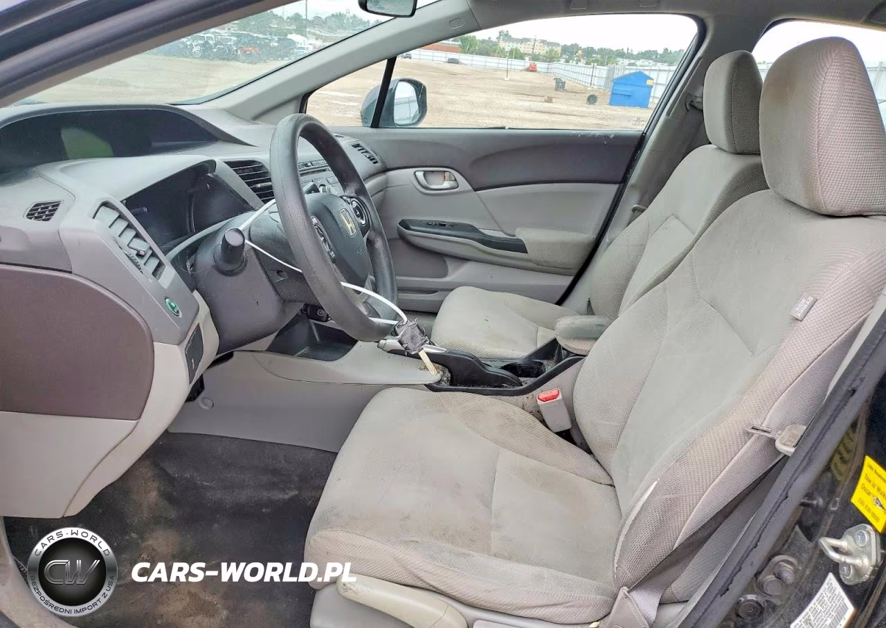 2012 Honda Civic Lx VIN:19XFB2F57CE070870 - 7