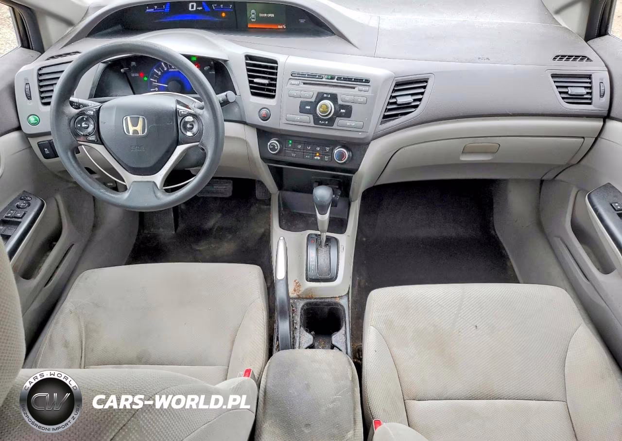 2012 Honda Civic Lx VIN:19XFB2F57CE070870 - 8