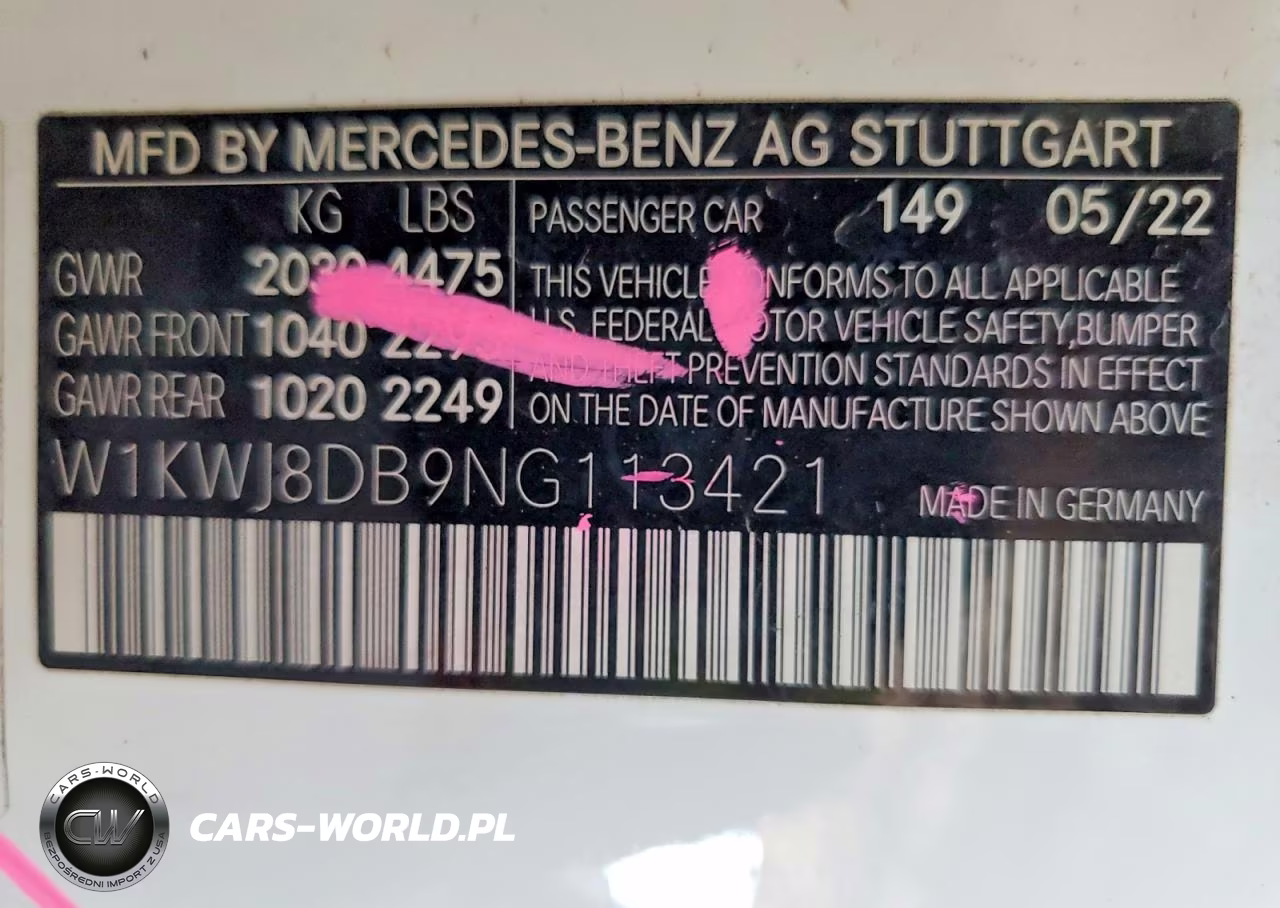 2022 Mercedes-Benz C 300 VIN:W1KWJ8DB9NG113421 - 13