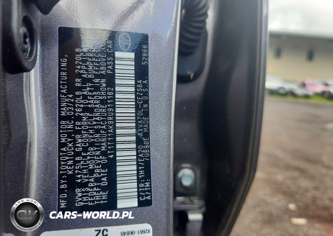 2024 Toyota Camry Se VIN:4T1T11AK8RU911162 - 13
