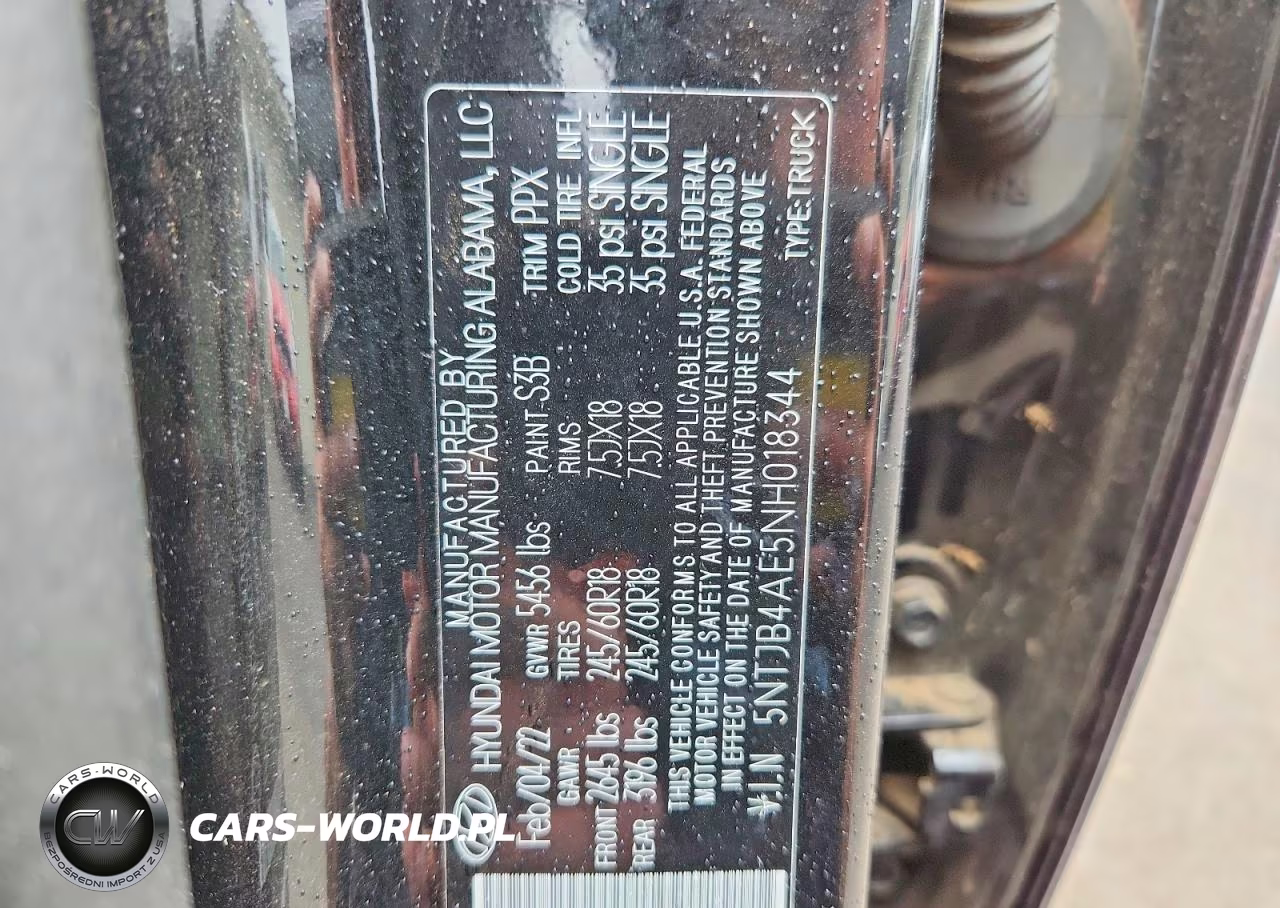 2022 Hyundai Santa Cruz Sel VIN:5NTJB4AE5NH018344 - 13