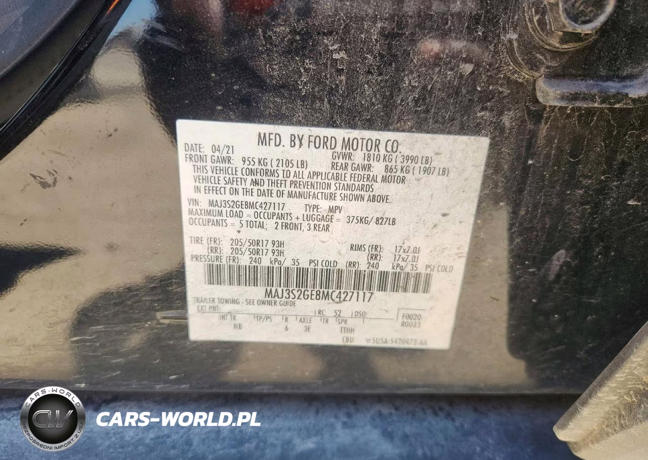 2021 Ford Ecosport Se VIN:MAJ3S2GE8MC427117 - 13