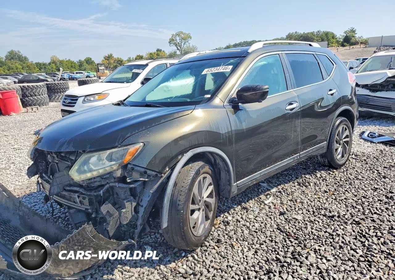 2016 Nissan Rogue Sl VIN:5N1AT2MT9GC804345 - 1