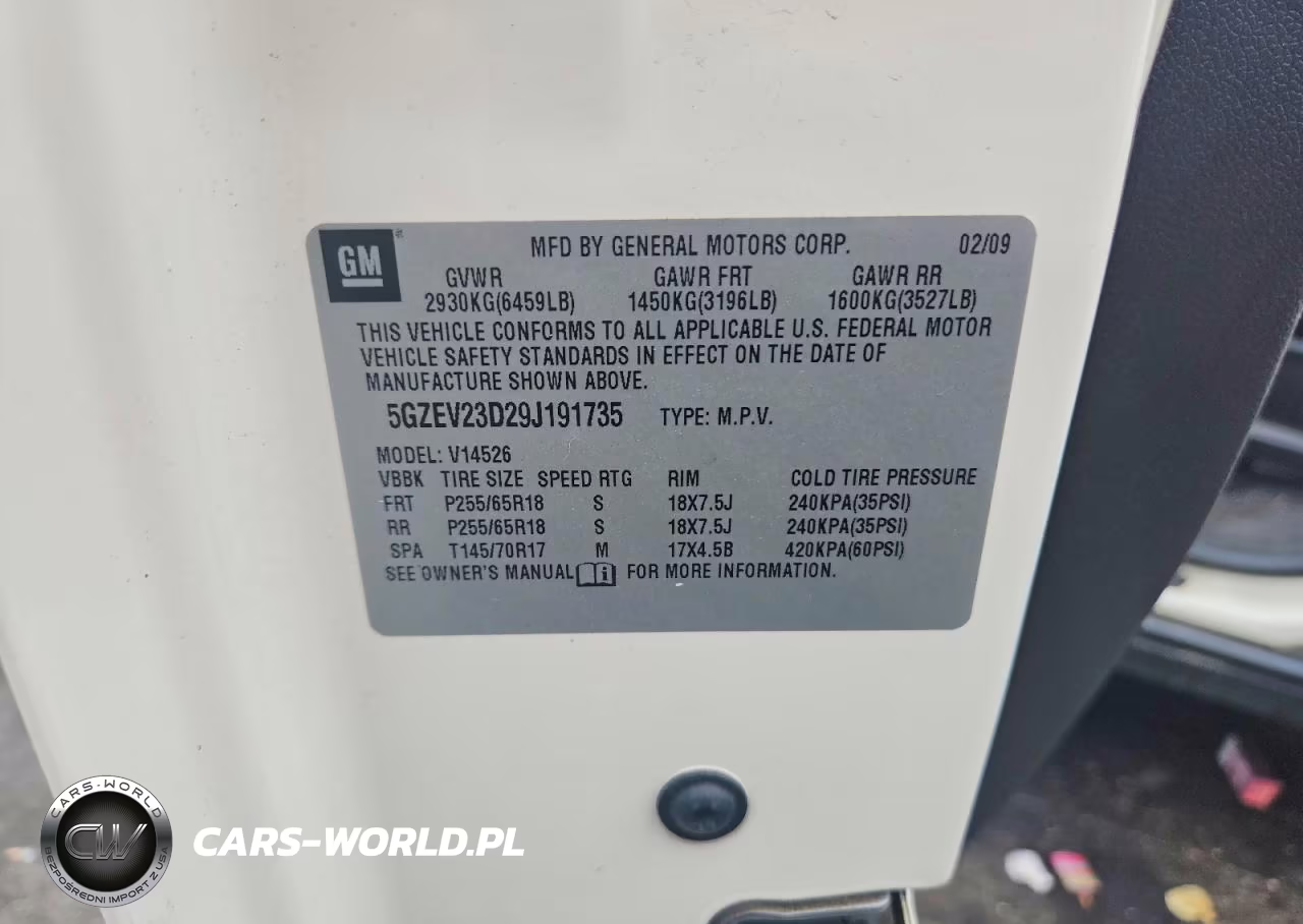 2009 Saturn Outlook Xr VIN:5GZEV23D29J191735 - 12