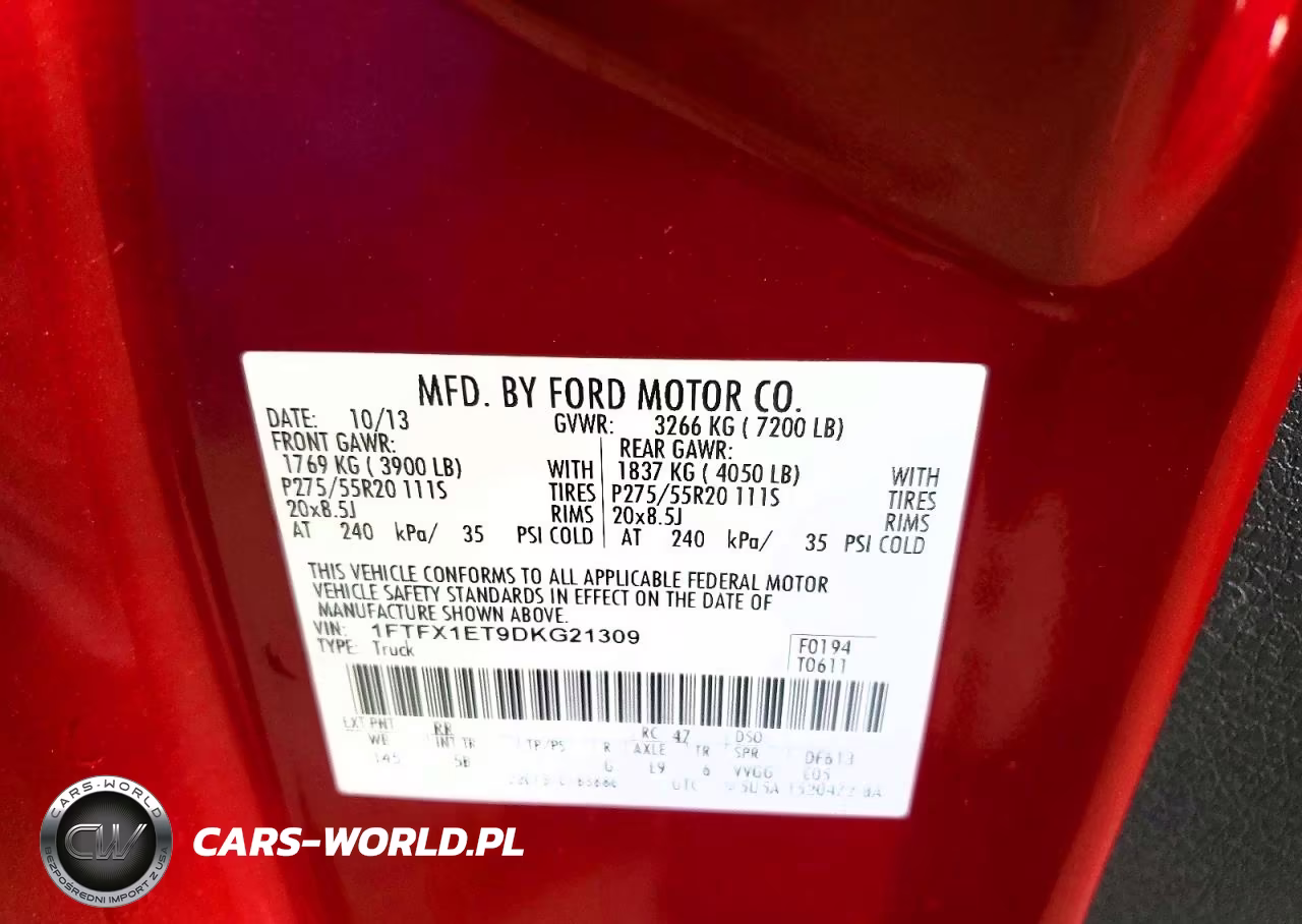 2013 Ford F150 Super Cab VIN:1FTFX1ET9DKG21309 - 12
