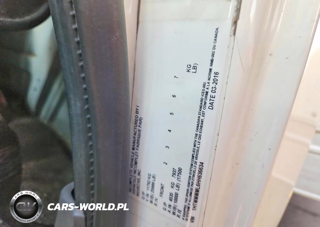 2017 International 4300 Box Truck VIN:1HTMMMML6HH636634 - 11