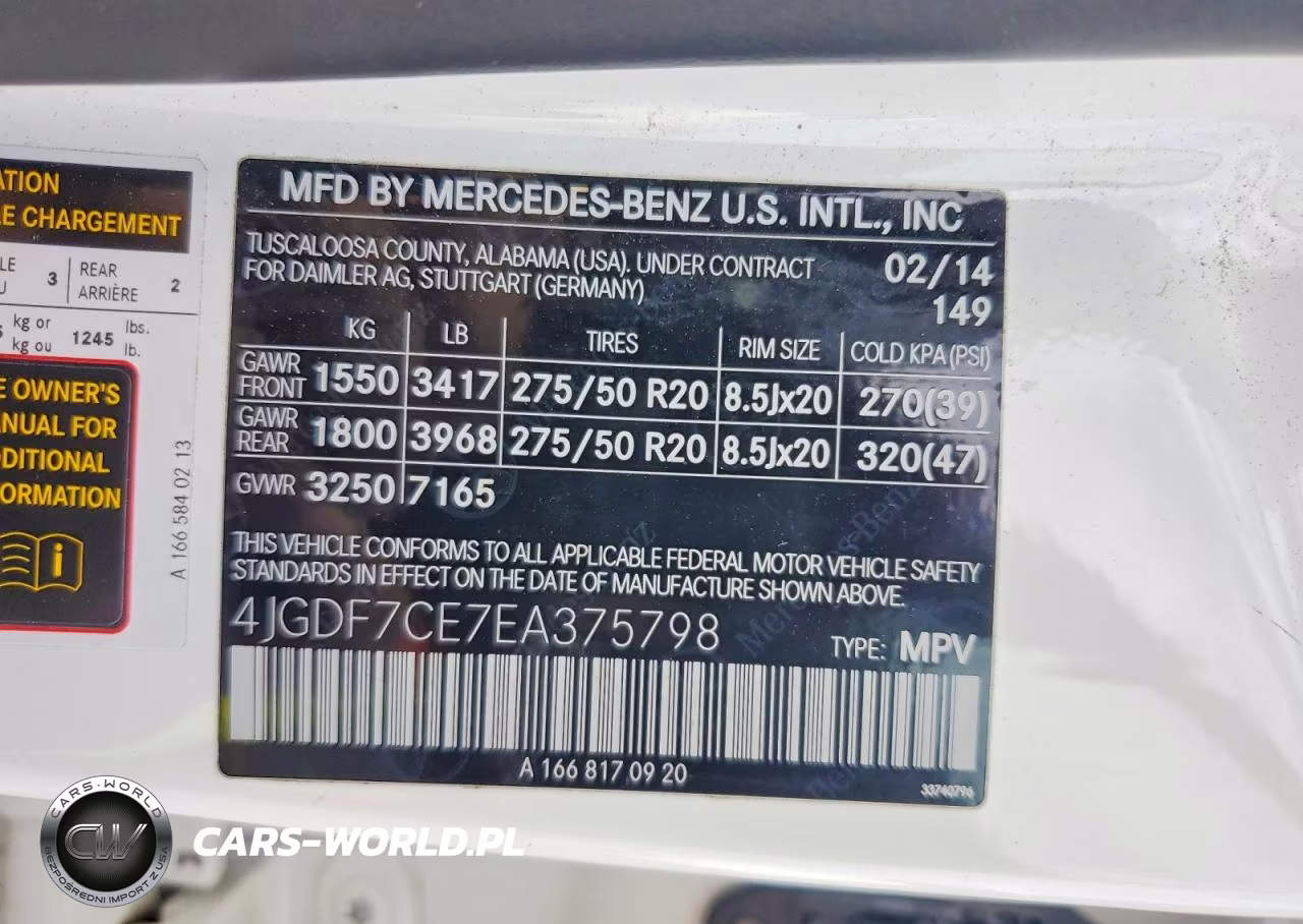 2014 Mercedes-Benz Gl 450 4Matic VIN:4JGDF7CE7EA375798 - 13