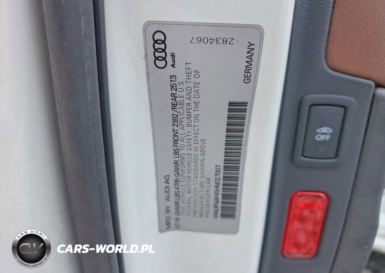 2017 Audi A4 Prestige VIN:WAUFNAF45HN027007 - 12
