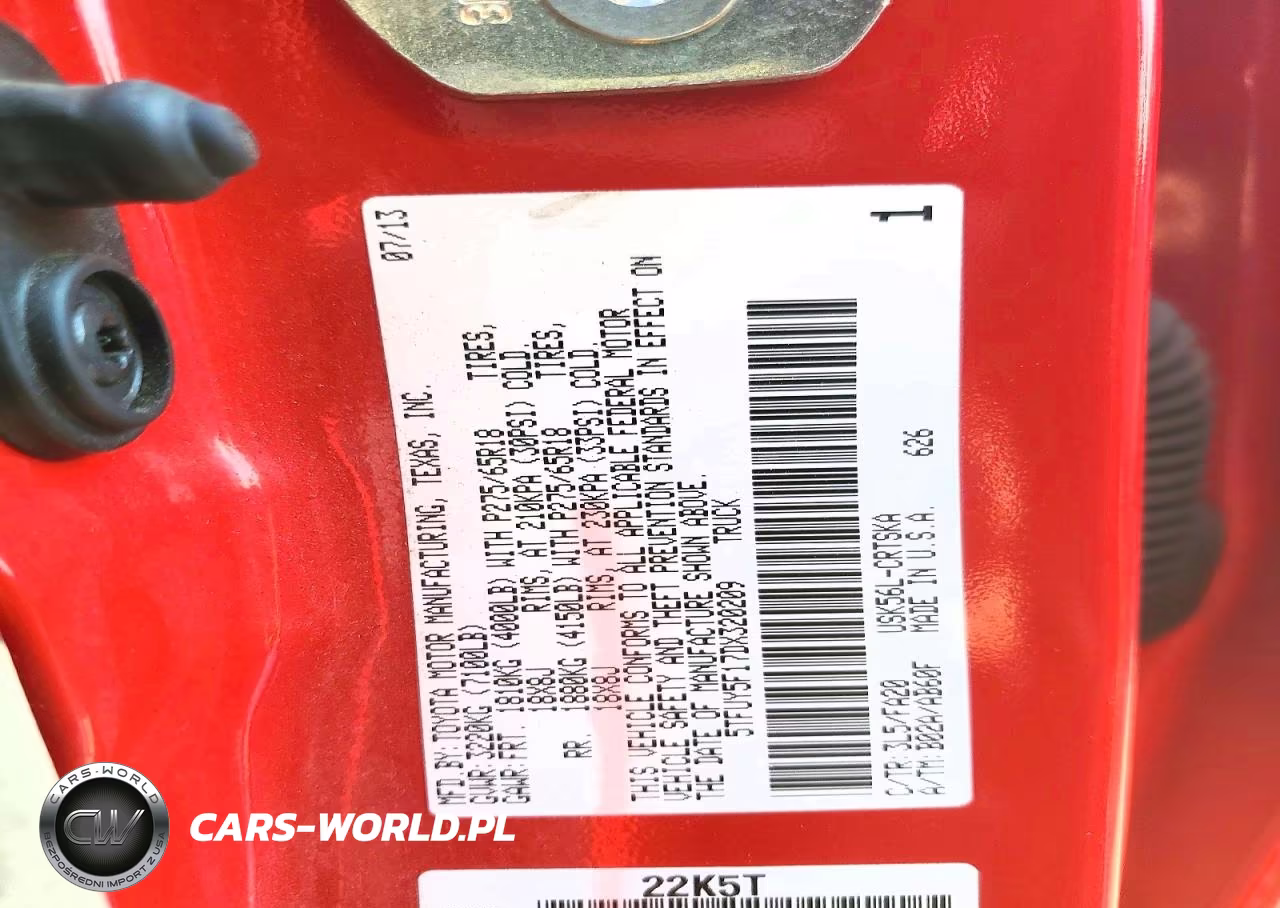 2013 Toyota Tundra Double Cab Sr5 VIN:5TFUY5F17DX320209 - 12