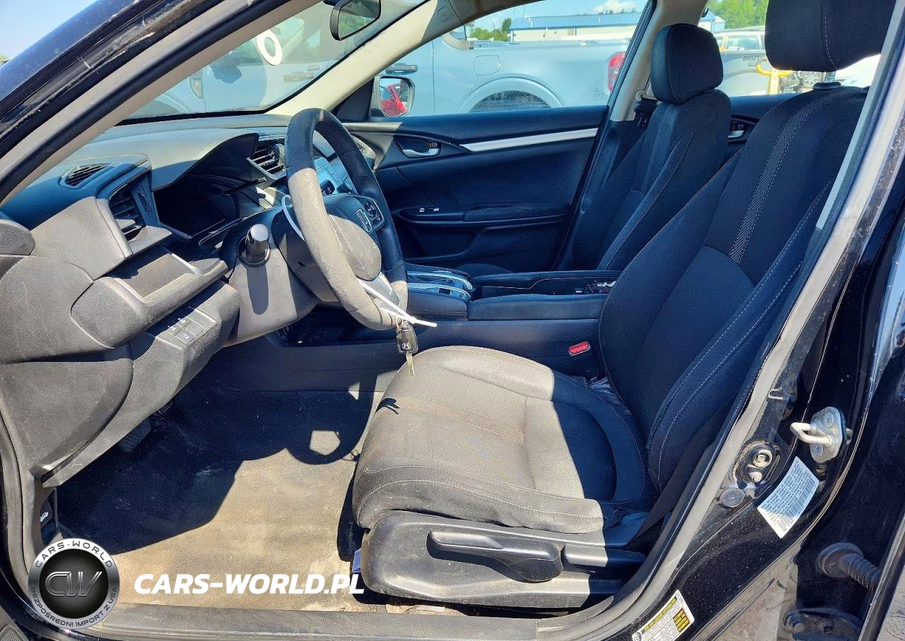 2019 Honda Civic Lx VIN:19XFC2F67KE037890 - 7