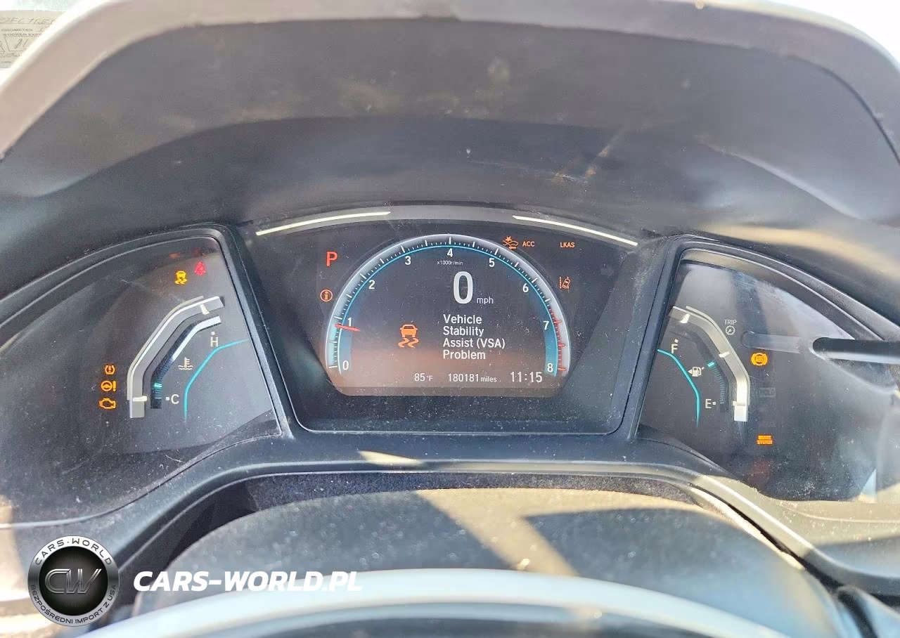 2019 Honda Civic Lx VIN:19XFC2F67KE037890 - 9