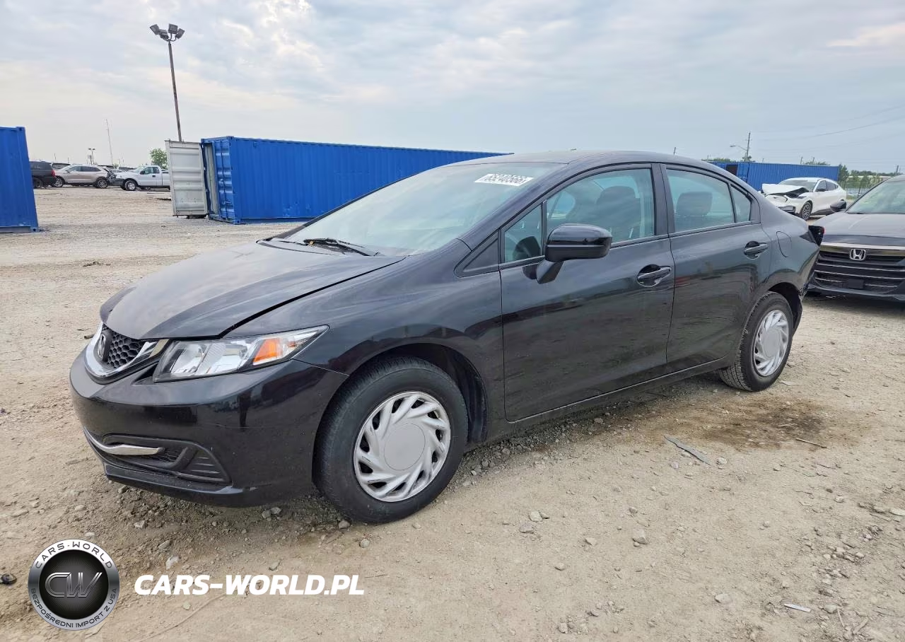 2014 Honda Civic Lx VIN:19XFB2F58EE062537 - 1