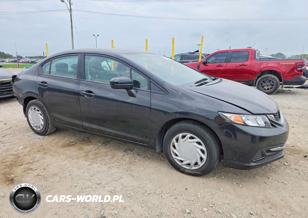 2014 Honda Civic Lx VIN:19XFB2F58EE062537 - 4