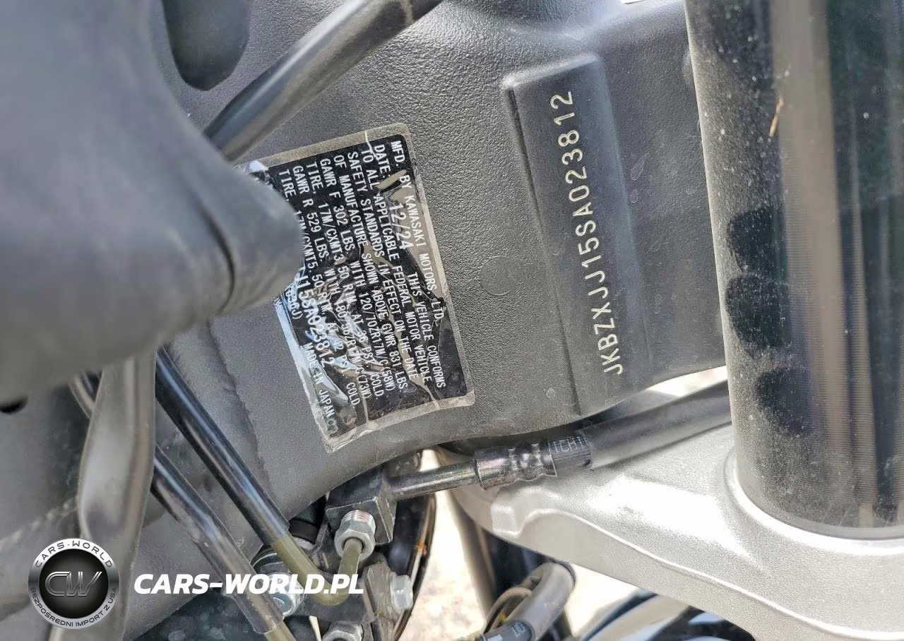 2025 Kawasaki Zx636 K VIN:JKBZXJJ15SA023812 - 9