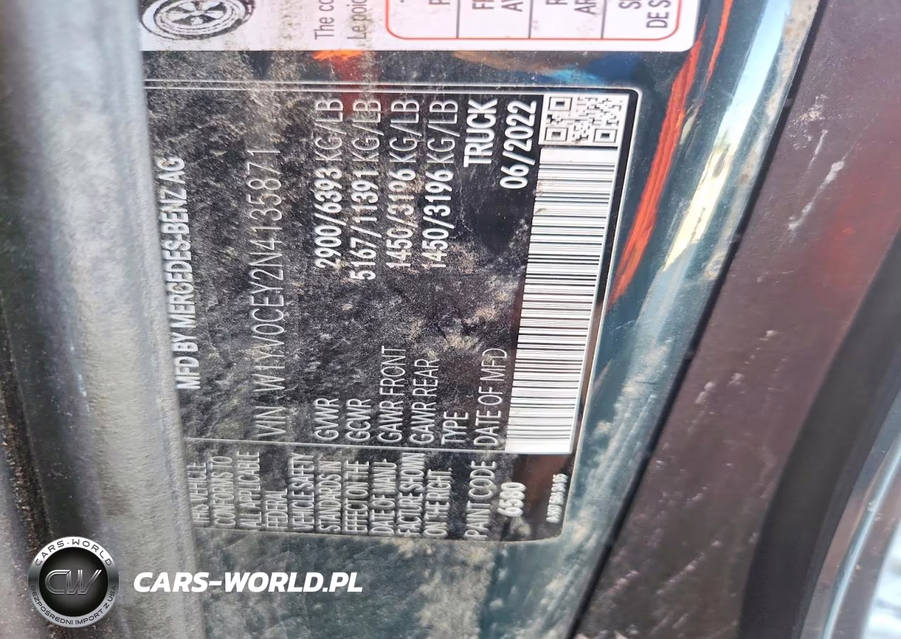 2022 Mercedes-Benz Metris VIN:W1YV0CEY2N4135871 - 13