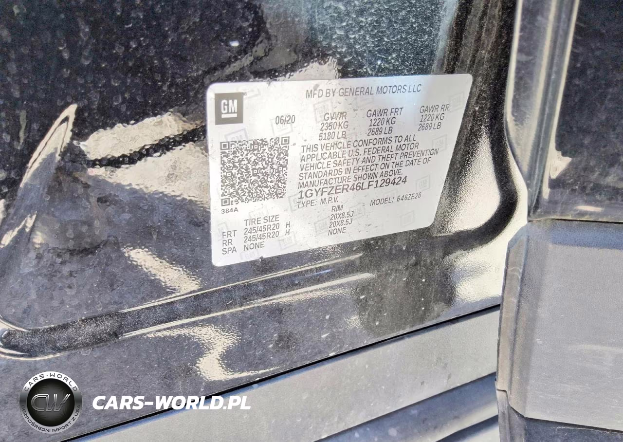 2020 Cadillac Xt4 Sport VIN:1GYFZER46LF129424 - 13
