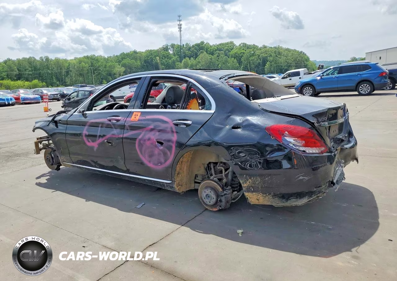 2017 Mercedes-Benz C 300 4Matic VIN:55SWF4KB4HU194459 - 2