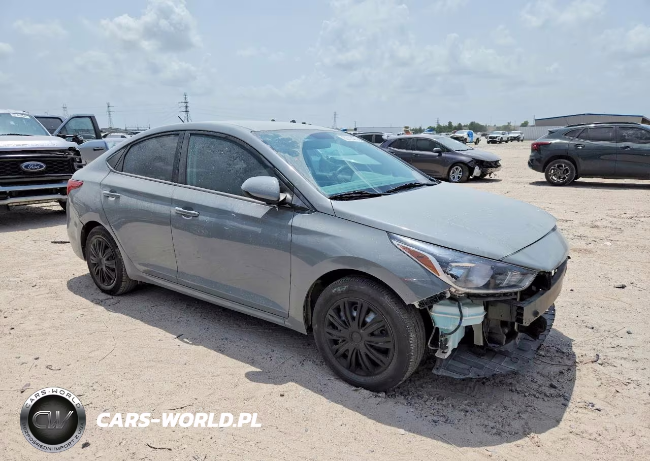 2021 Hyundai Accent Se VIN:3KPC24A65ME147171 - 4