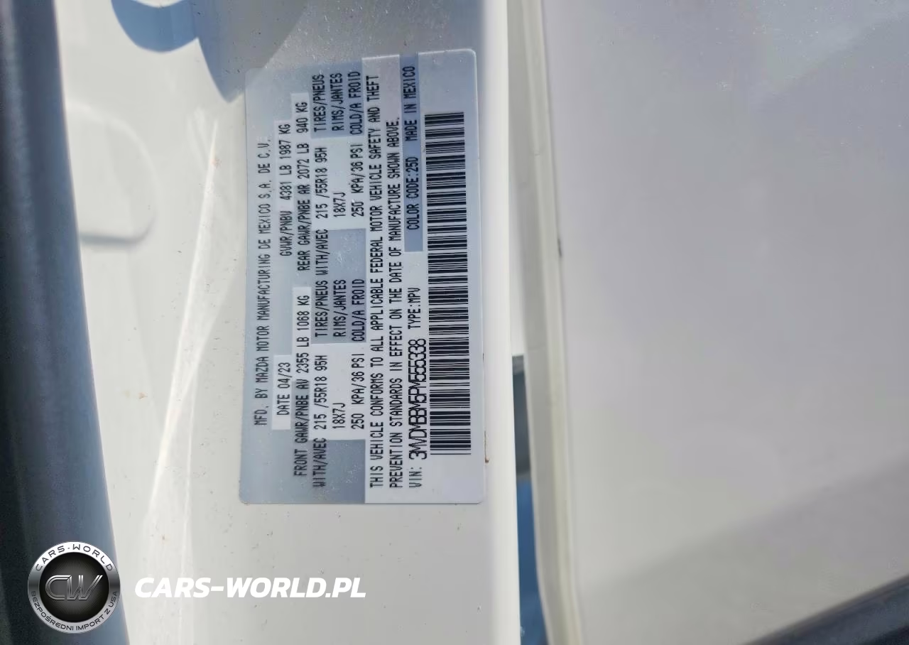 2023 Mazda Cx-30 Select VIN:3MVDMBBM5PM555338 - 12