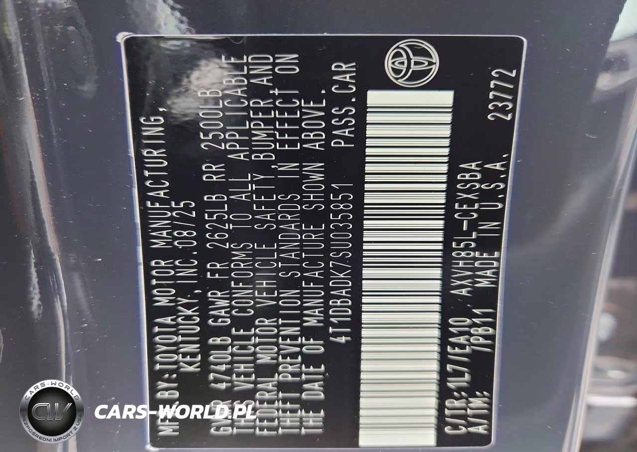 2025 Toyota Camry Se VIN:4T1DBADK7SU035851 - 12
