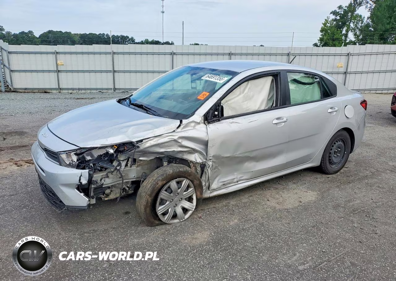 2022 Kia Rio Lx VIN:3KPA24AD7NE441145 - 1