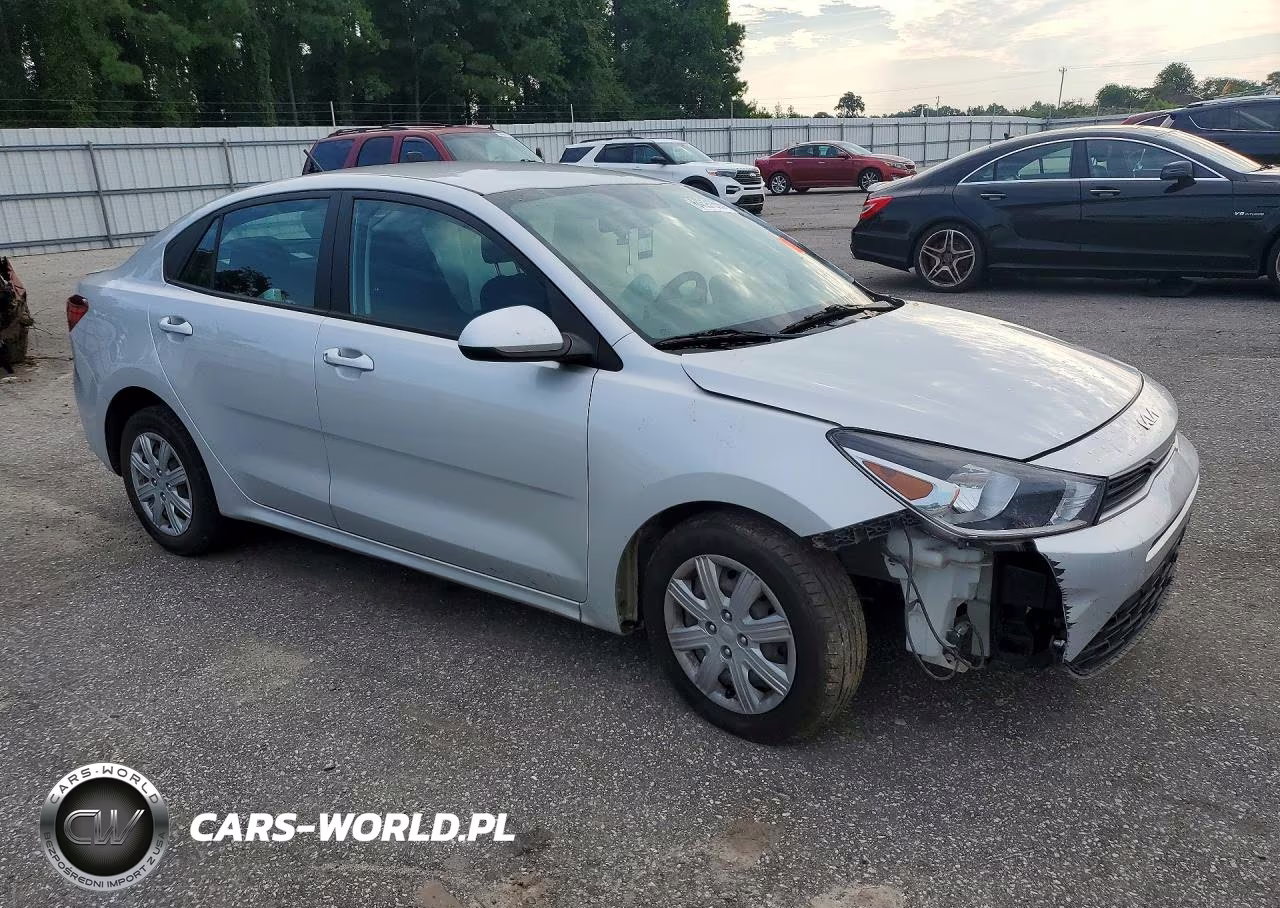 2022 Kia Rio Lx VIN:3KPA24AD7NE441145 - 4