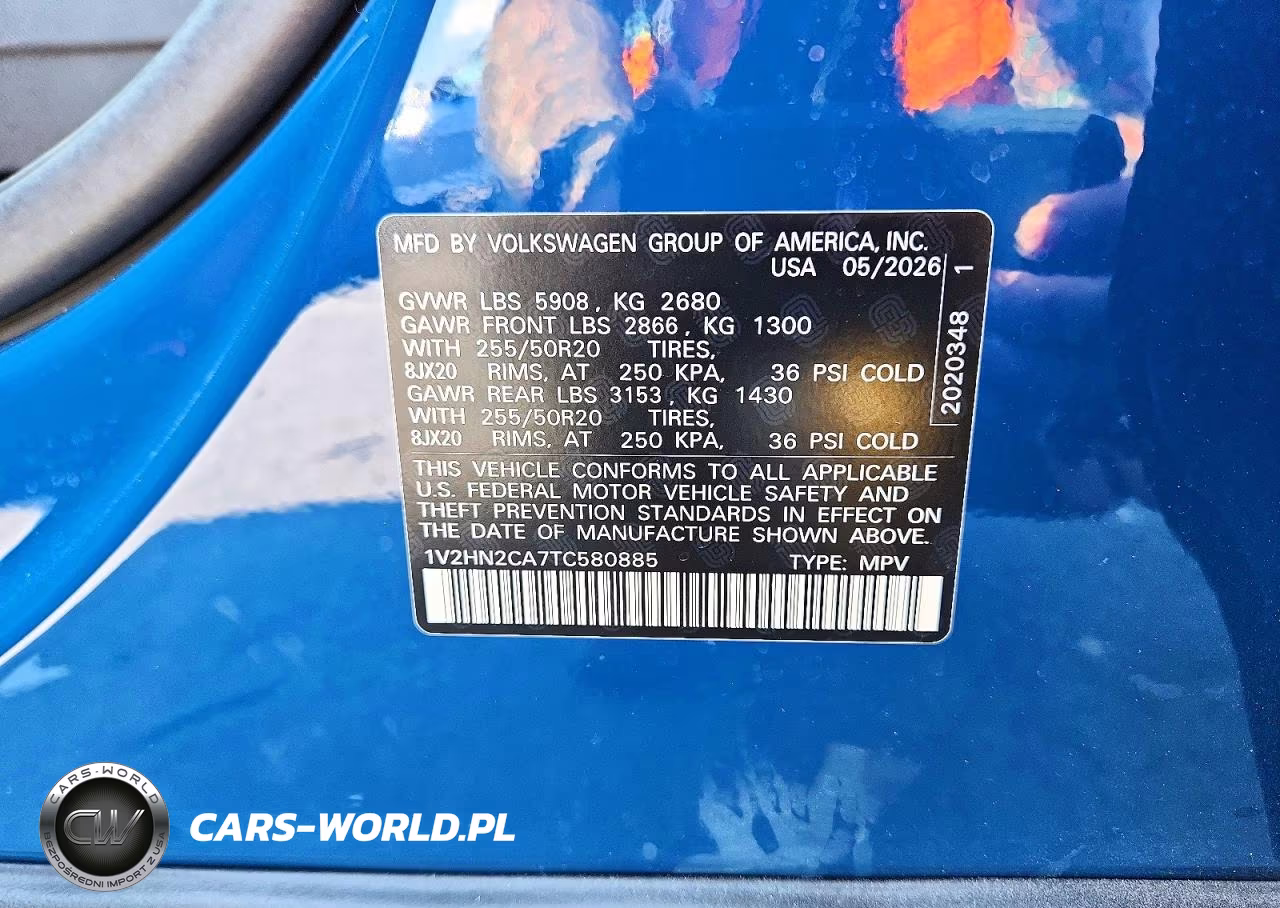 2026 Volkswagen Atlas Se VIN:1V2HN2CA7TC580885 - 13