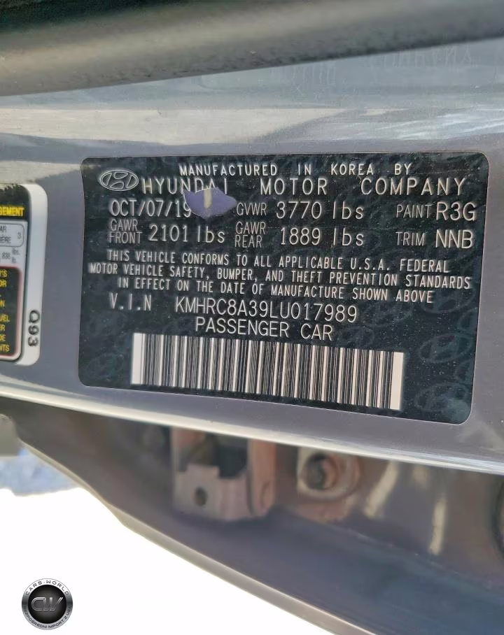 2020 Hyundai Venue Sel VIN:KMHRC8A39LU017989 - 12