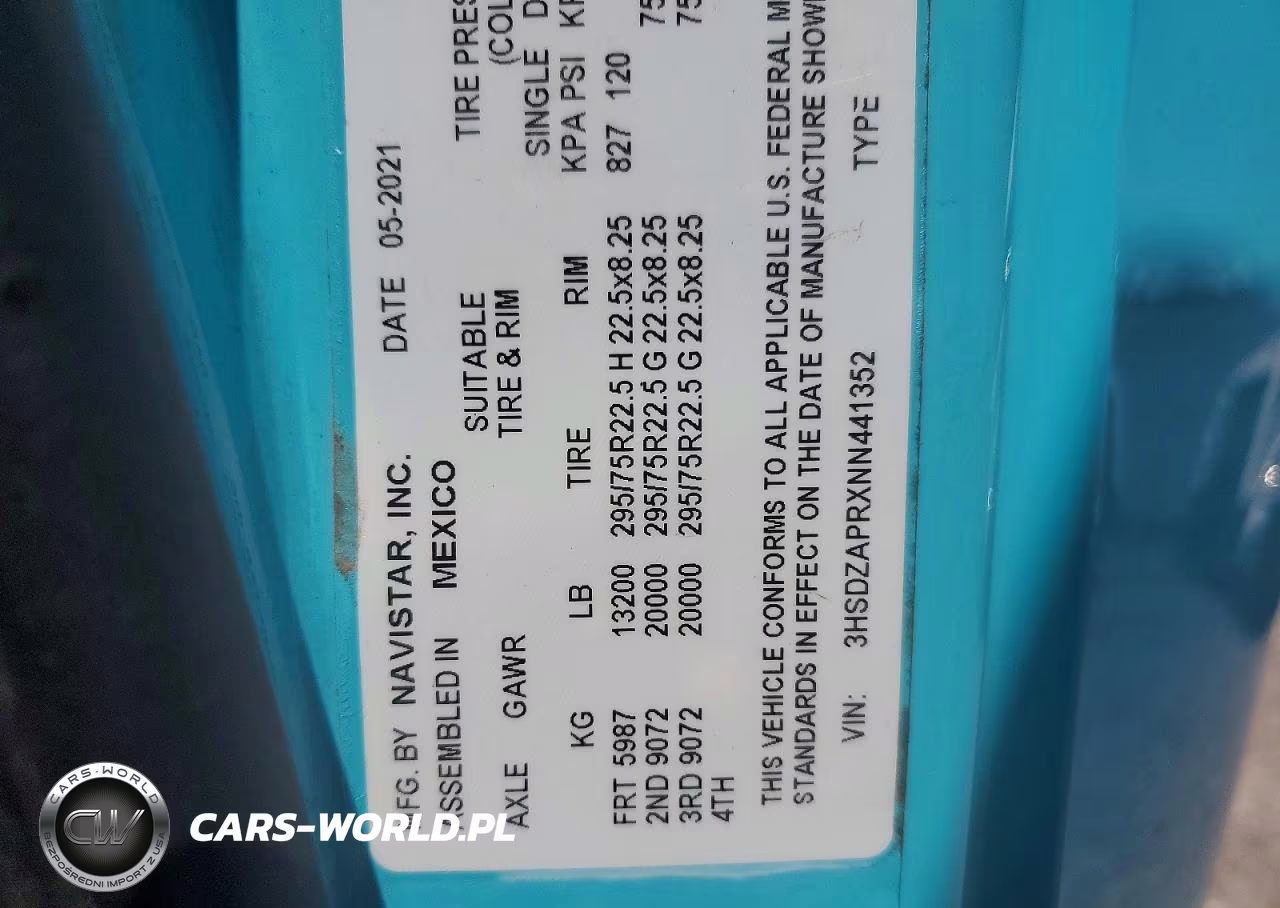 2022 International Lt625 - Semi Truck VIN:3HSDZAPRXNN441352 - 13