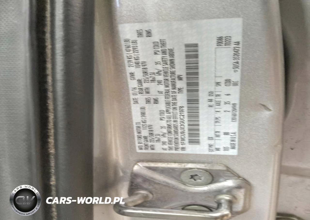 2016 Ford Escape Titanium VIN:1FMCU9JX3GUC21978 - 12