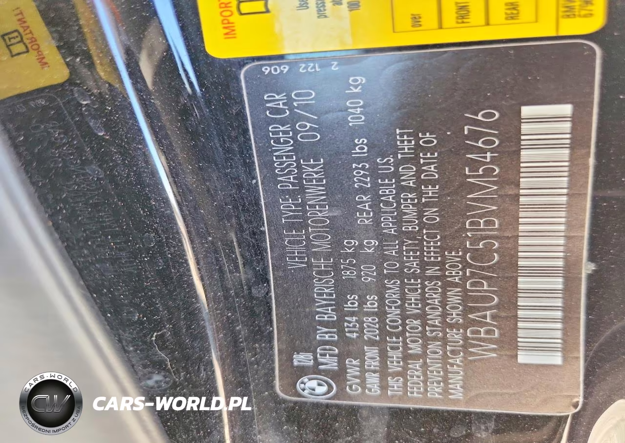 2011 BMW 128 I VIN:WBAUP7C51BVM54676 - 12