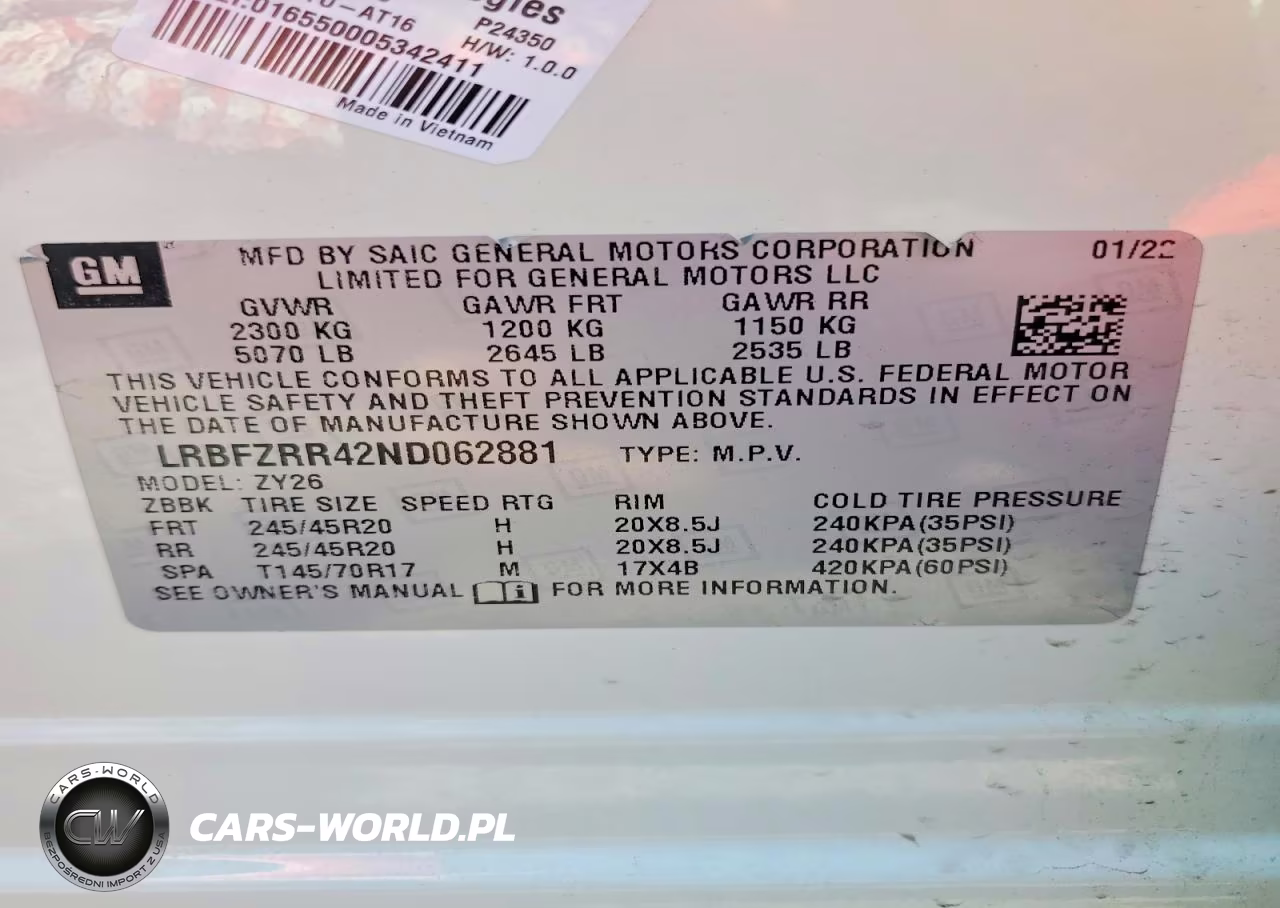 2022 Buick Envision Avenir VIN:LRBFZRR42ND062881 - 13