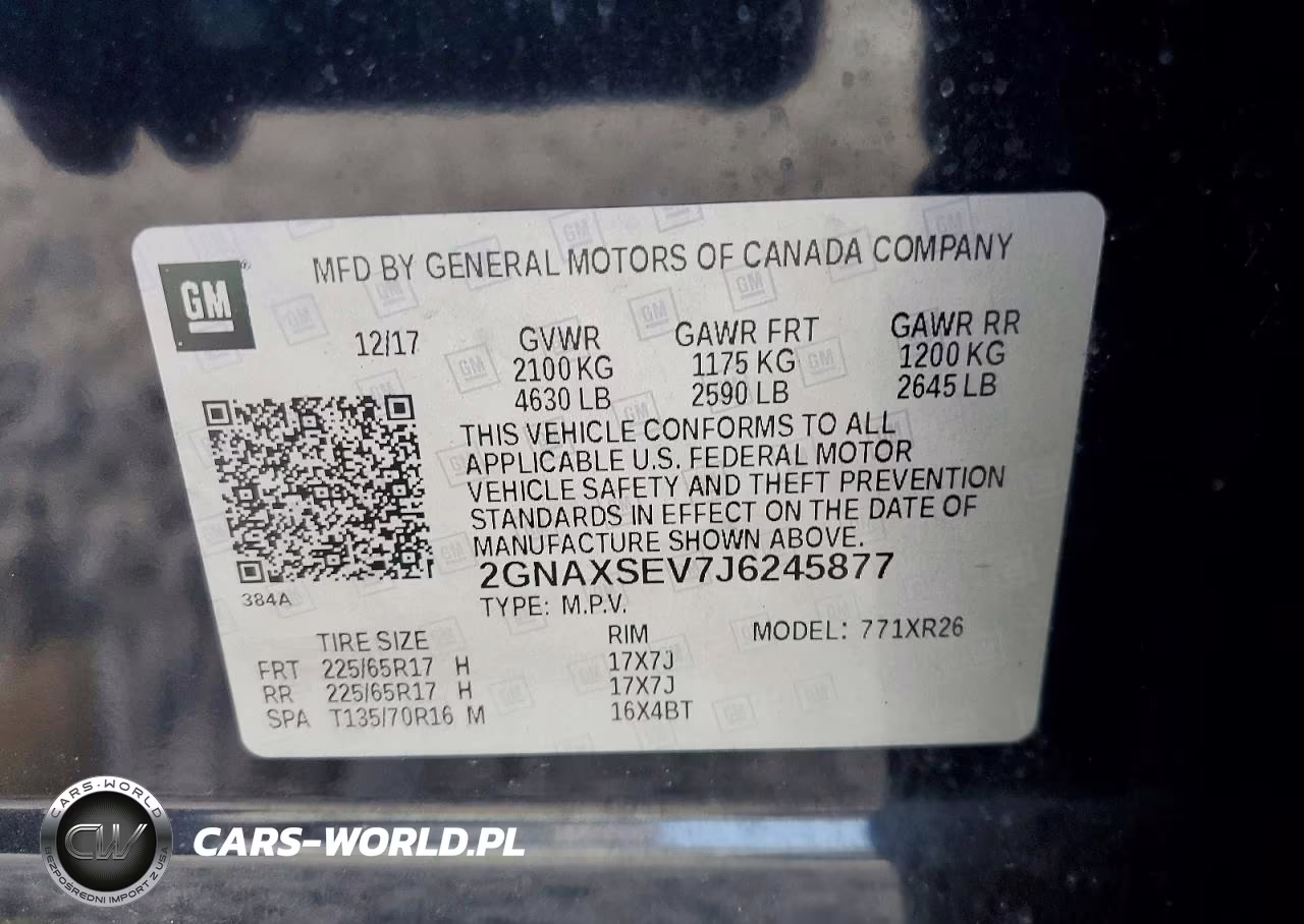 2018 Chevrolet Equinox Lt VIN:2GNAXSEV7J6245877 - 14