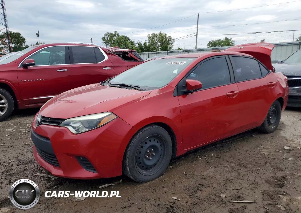 2014 Toyota Corolla Le VIN:5YFBURHE2EP038893 - 1