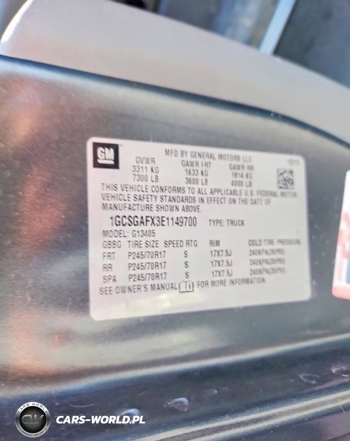 2014 Chevrolet Express G1500 VIN:1GCSGAFX3E1149700 - 13