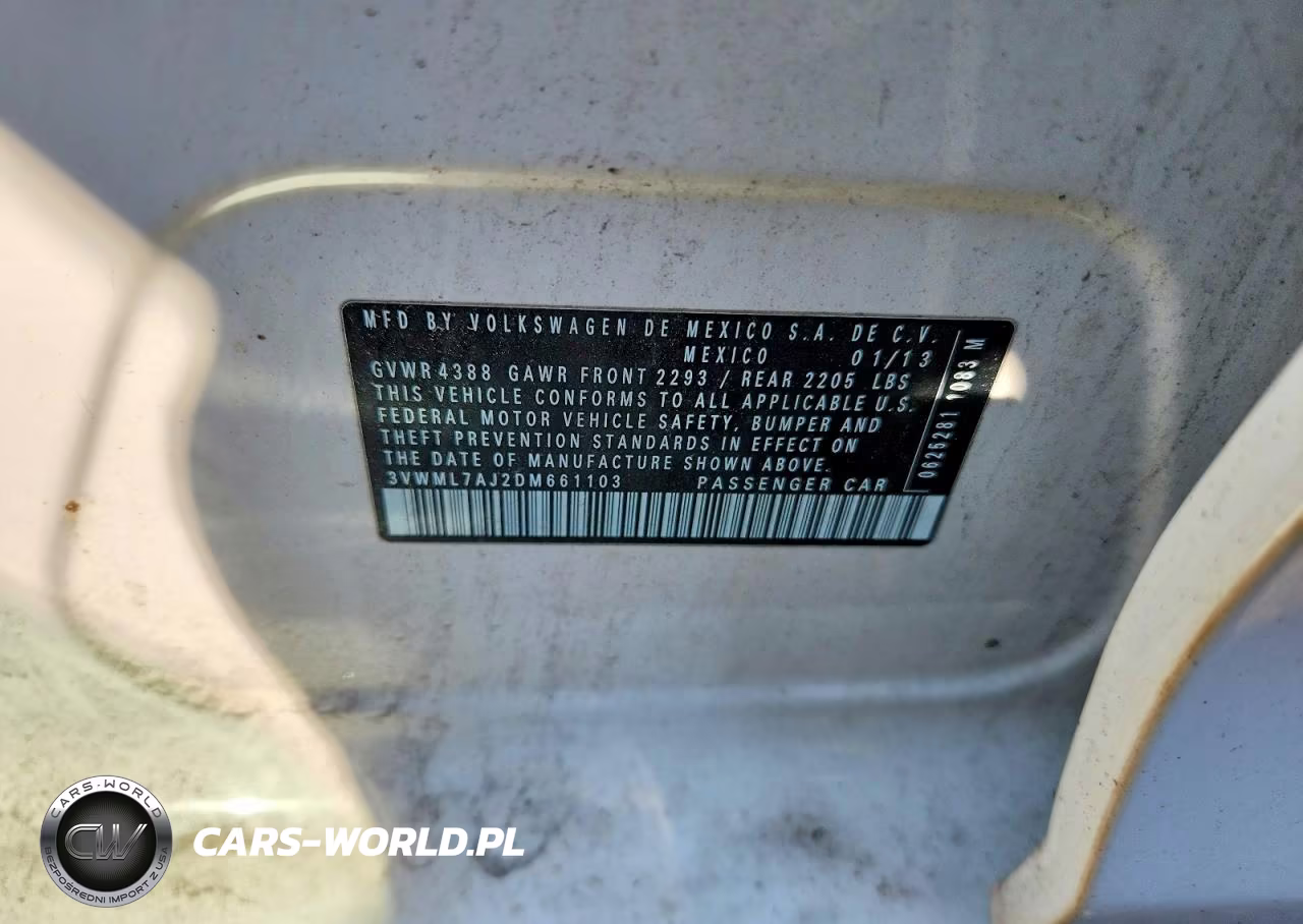 2013 Volkswagen Jetta Tdi VIN:3VWML7AJ2DM661103 - 12