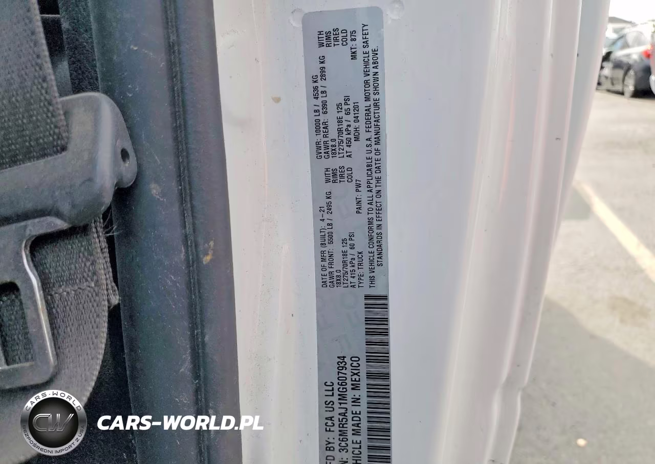 2021 Ram 2500 Tradesman VIN:3C6MR5AJ1MG607934 - 12
