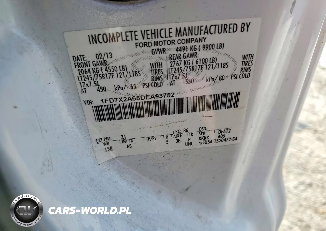 2013 Ford F250 Super Duty VIN:1FD7X2A68DEA93752 - 12