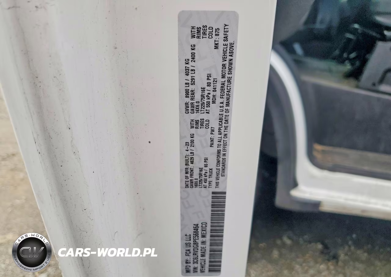 2023 Ram Promaster 2500 2500 High VIN:3C6LRVDG8PE568464 - 13
