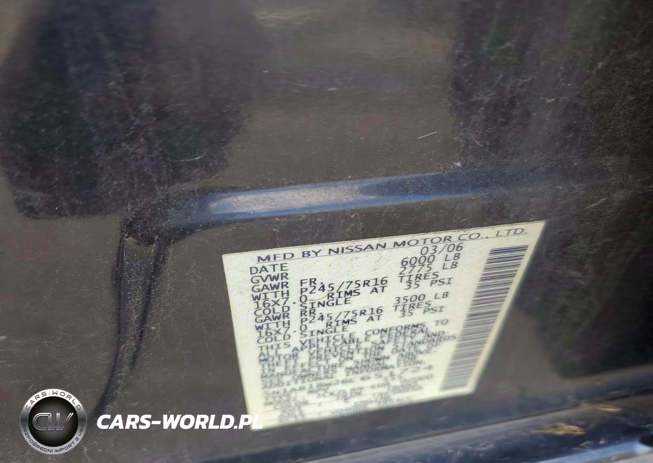 2006 Nissan Pathfinder S VIN:5N1AR18W26C651724 - 13