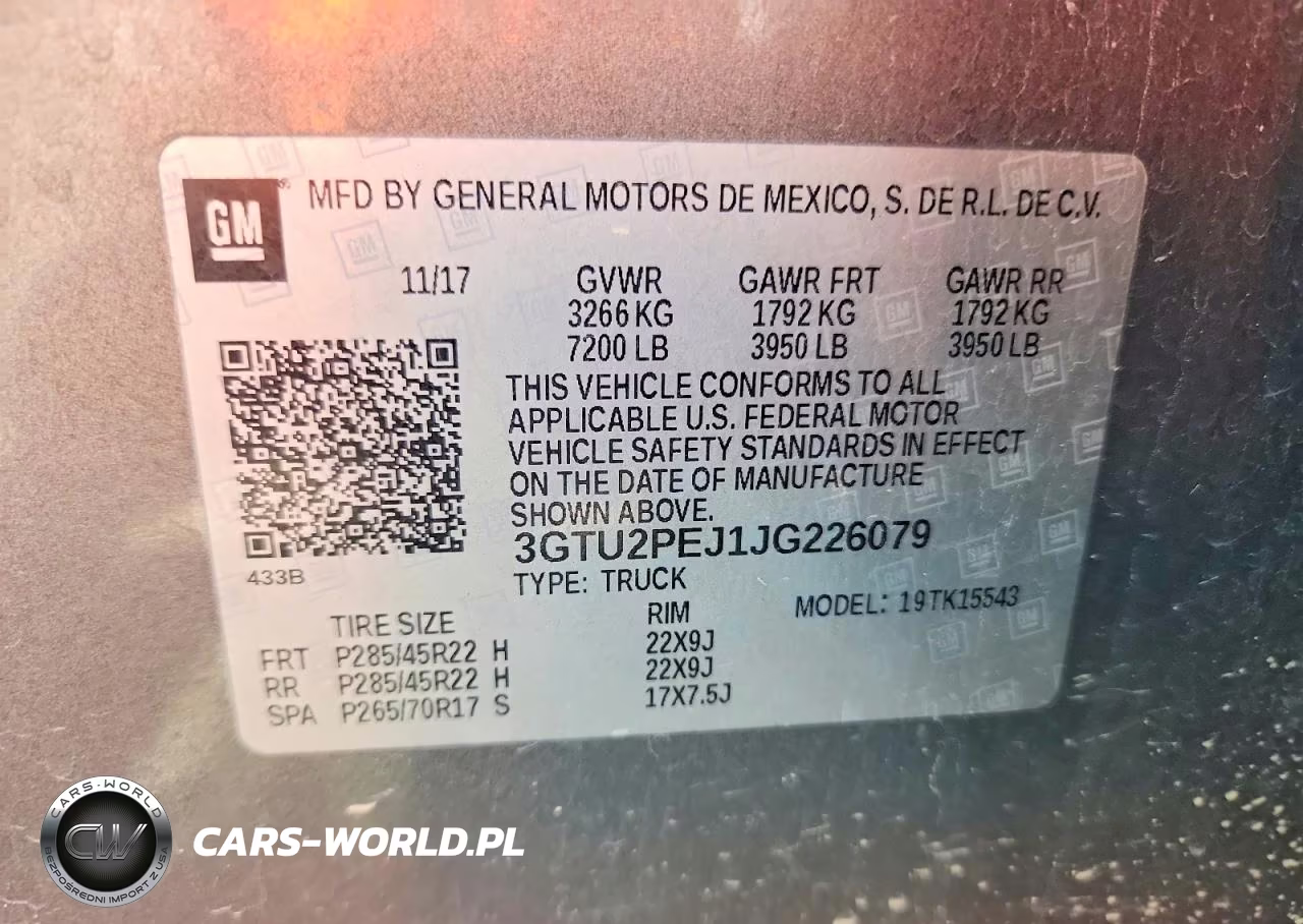 2018 GMC Sierra K1500 Denali VIN:3GTU2PEJ1JG226079 - 12