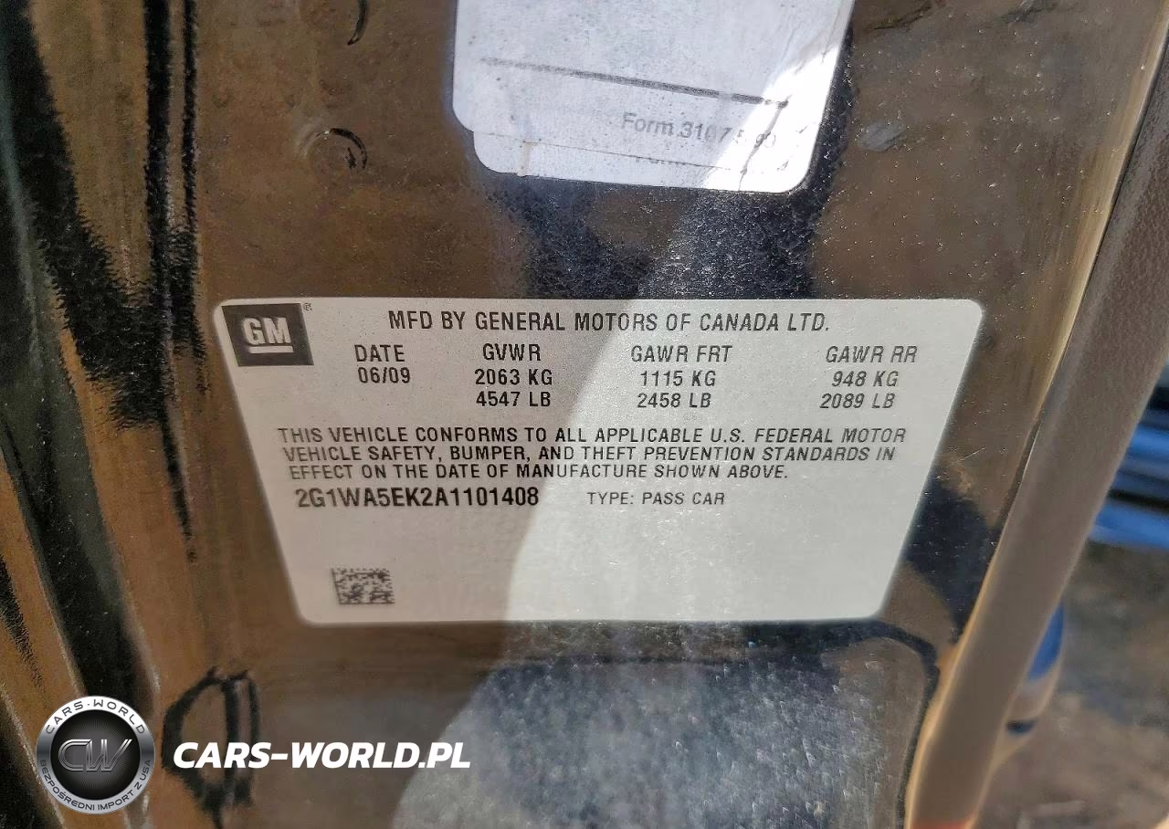 2010 Chevrolet Impala Ls VIN:2G1WA5EK2A1101408 - 12